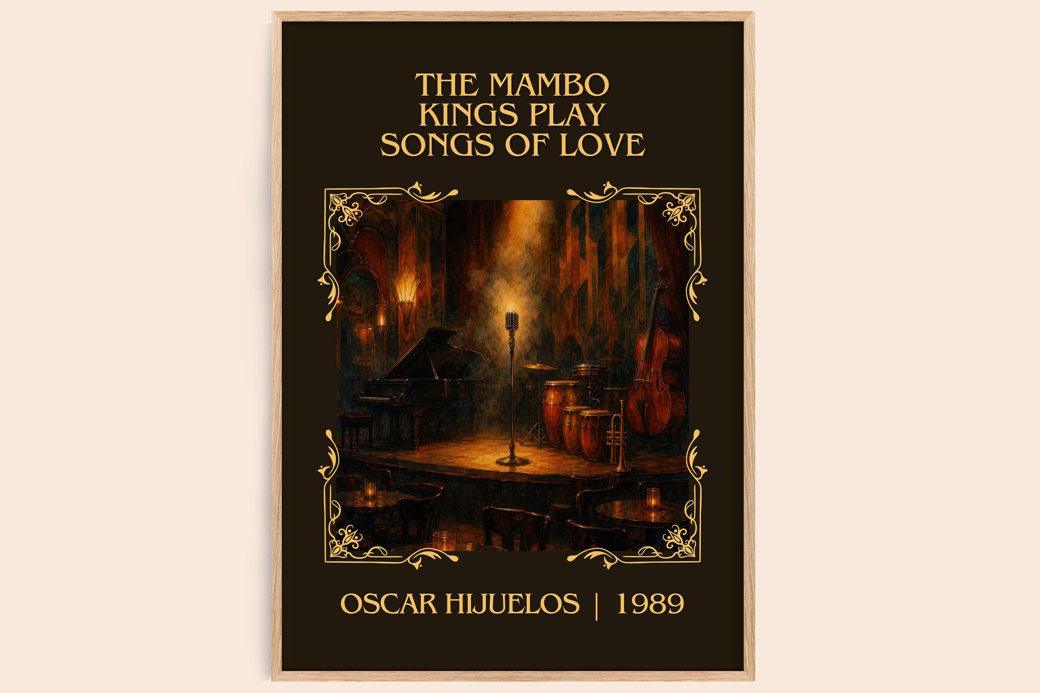 Mambo Kings Play Songs of Love Classic Book Art Print by O. Hijuelos