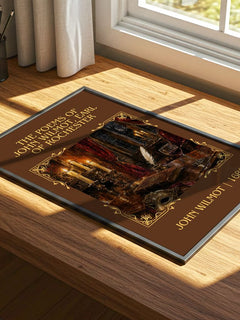 The Poems Of John Wilmot, Earl Of Rochester Classic Book Art Print by John Wilmot – print on a sunlit desk