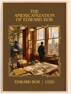 The Americanization of Edward Bok Classic Book Art Print by Edward Bok – book poster