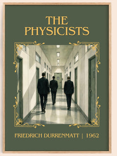 The Physicists Classic Book Art Print by Friedrich Dürrenmatt – book poster