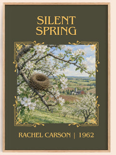 Silent Spring Classic Book Art Print by Rachel Carson – book poster