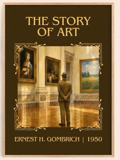 The Story of Art Classic Book Art Print by Ernest H. Gombrich – book poster