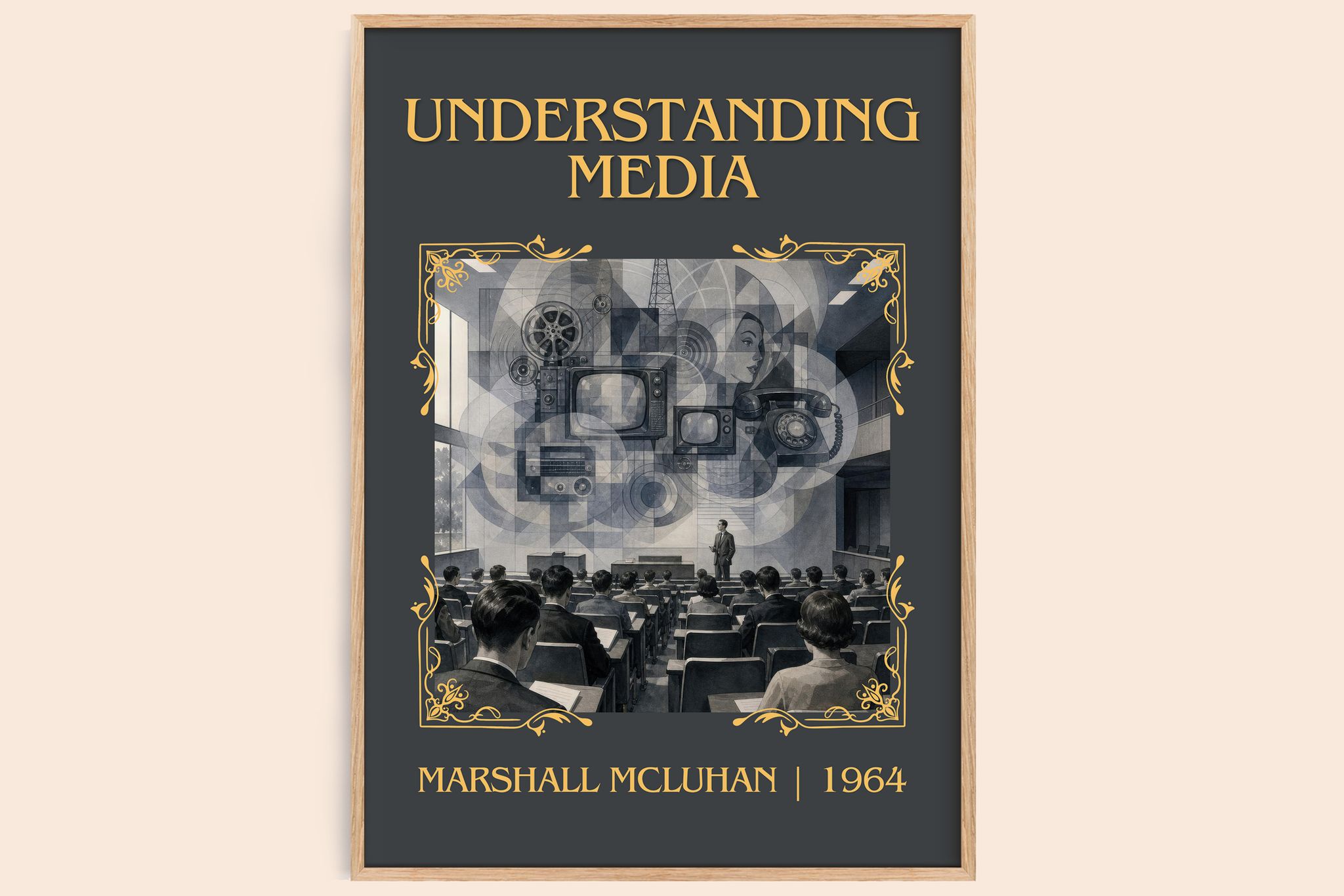 Understanding Media Classic Book Art Print by Marshall McLuhan