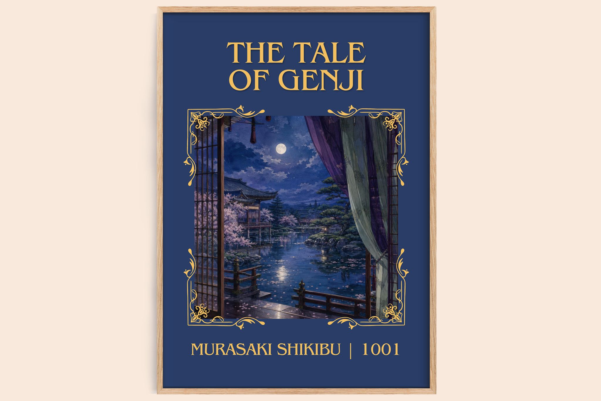 The Tale of Genji Classic Book Art Print by Murasaki Shikibu