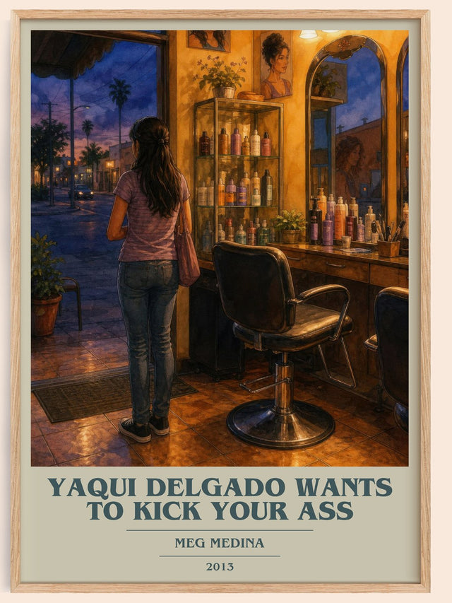 Yaqui Delgado Wants To Kick Your Ass Book Cover Poster by Meg Medina
