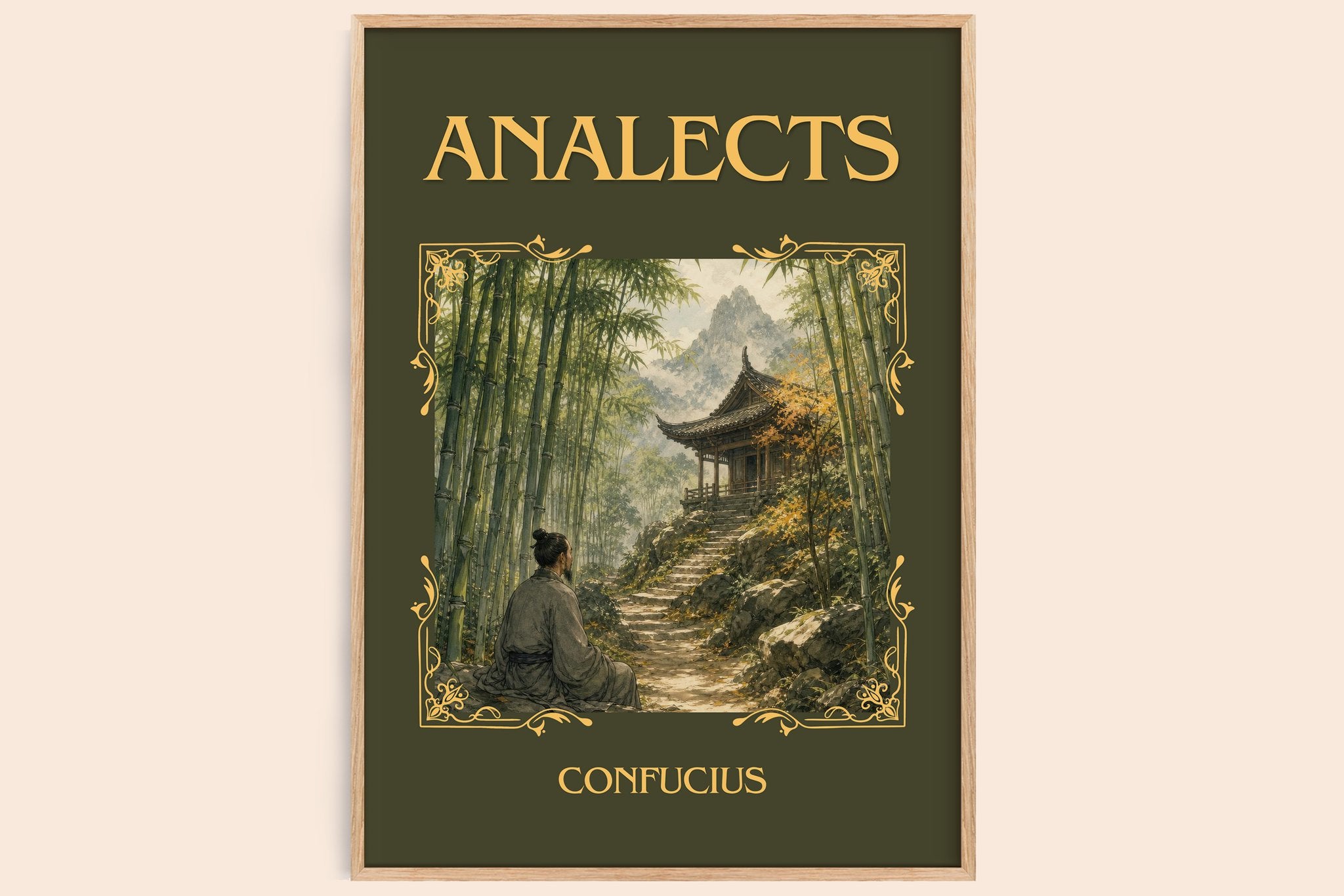 Analects Classic Book Art Print by Confucius