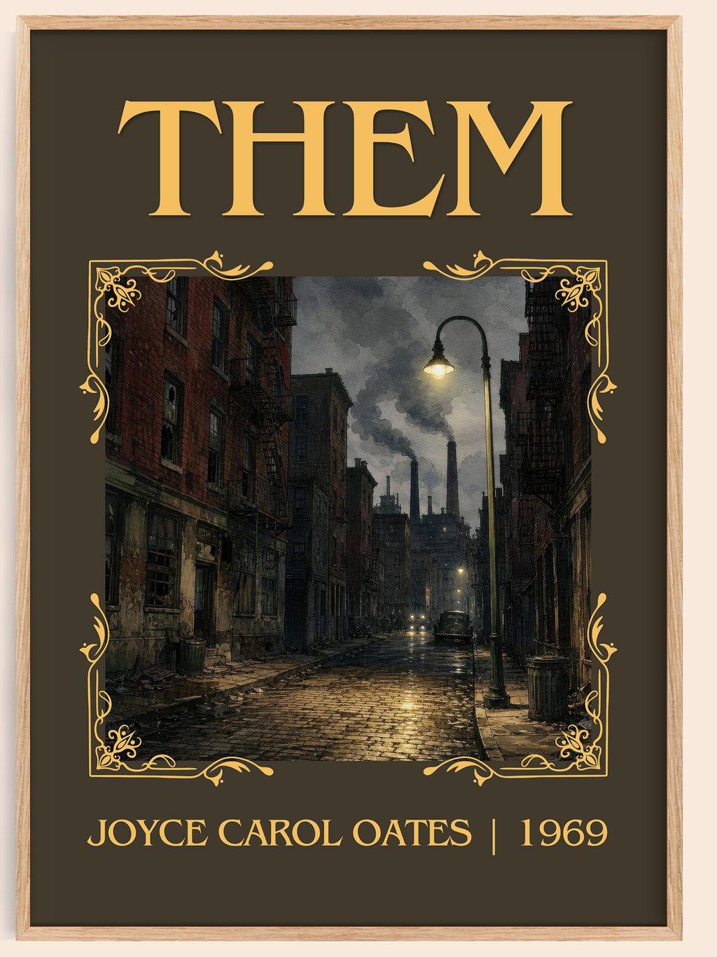 Them Classic Book Art Print by Joyce Carol Oates – book poster
