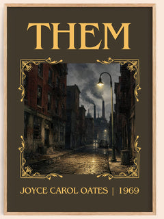 Them Classic Book Art Print by Joyce Carol Oates – book poster