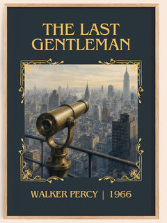 The Last Gentleman Classic Book Art Print by Walker Percy – book poster