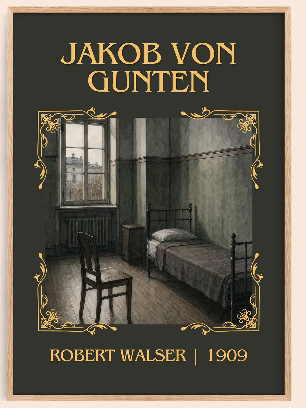 Jakob Von Gunten Classic Book Art Print by Robert Walser – book poster