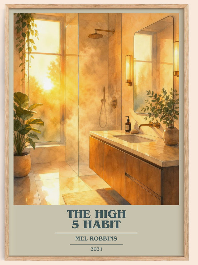 The High 5 Habit Book Cover Poster by Mel Robbins