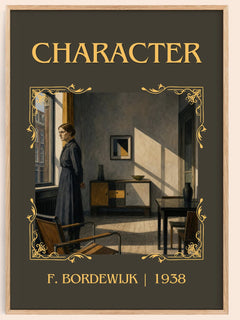 Character Classic Book Art Print by F. Bordewijk – book poster