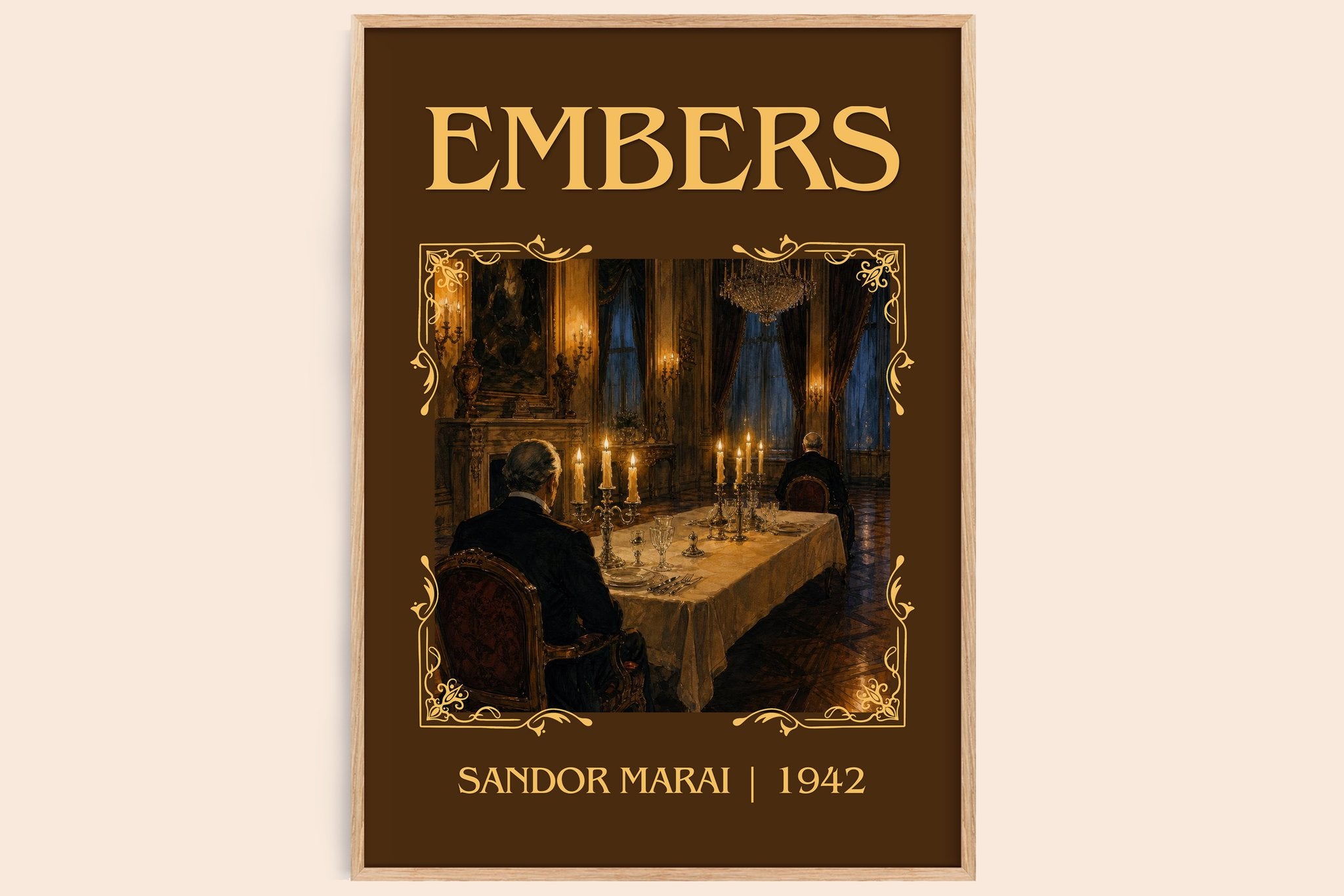 Embers Classic Book Art Print by Sandor Marai