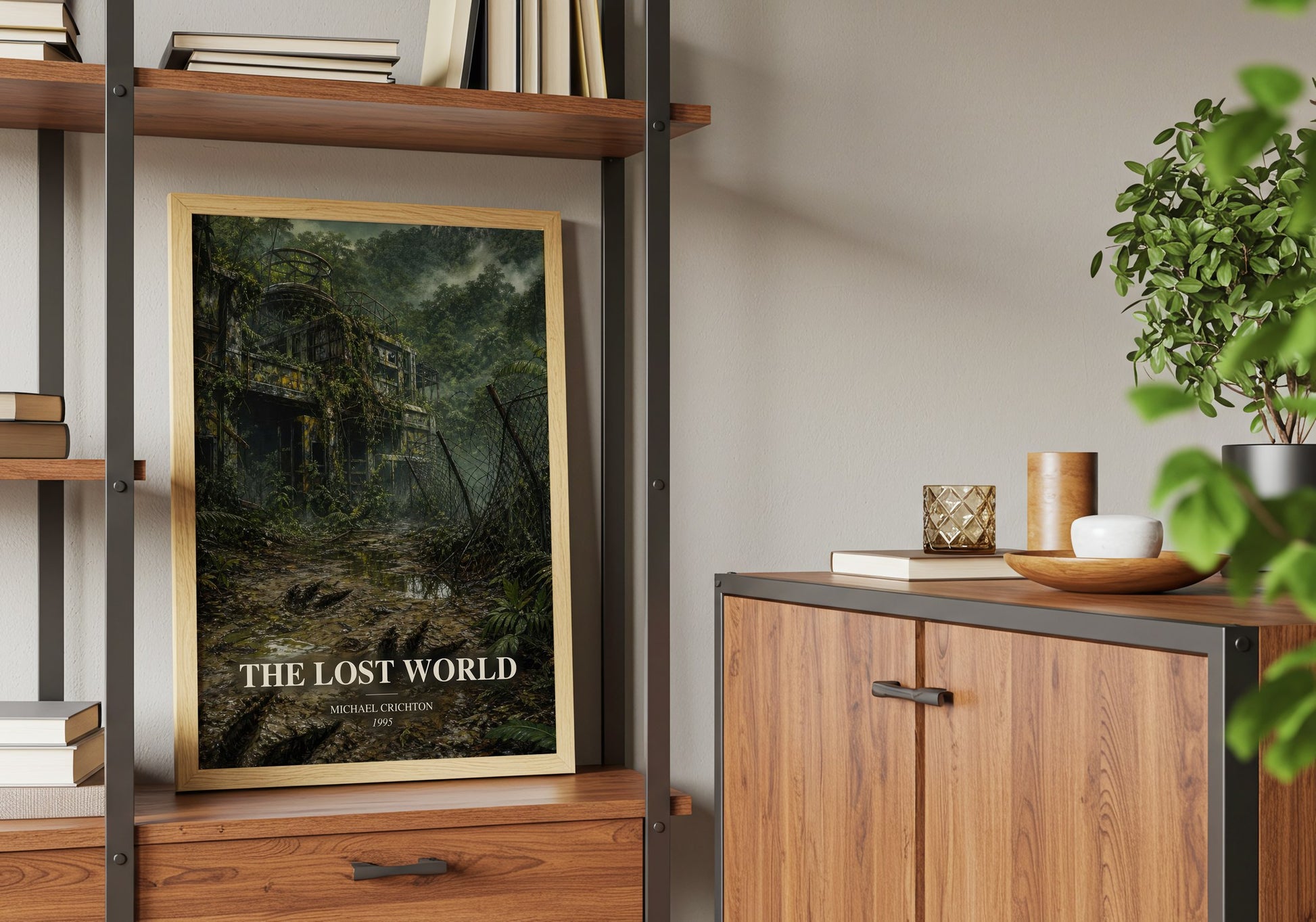 The Lost World book watercolour illustration paper finish options – matte satin gloss