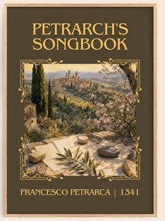 Petrarch's Songbook Classic Book Art Print by Francesco Petrarca – book poster