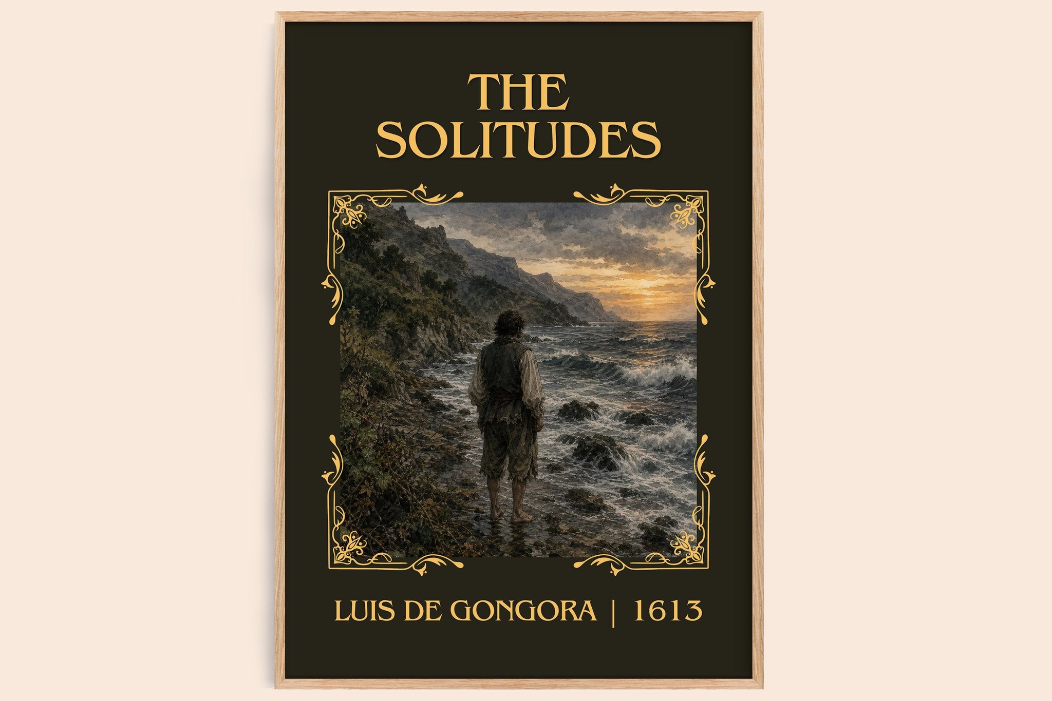 The Solitudes Classic Book Art Print by Luis de Góngora