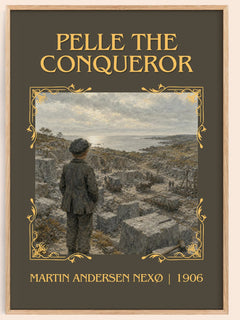 Pelle The Conqueror Classic Book Art Print by Martin Andersen Nexø – book poster