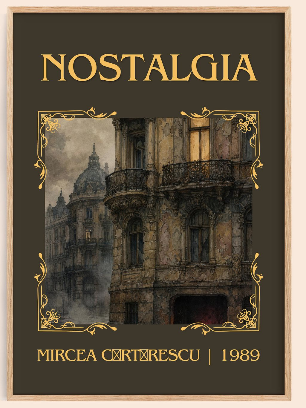 Nostalgia Classic Book Art Print by Mircea Cărtărescu – book poster
