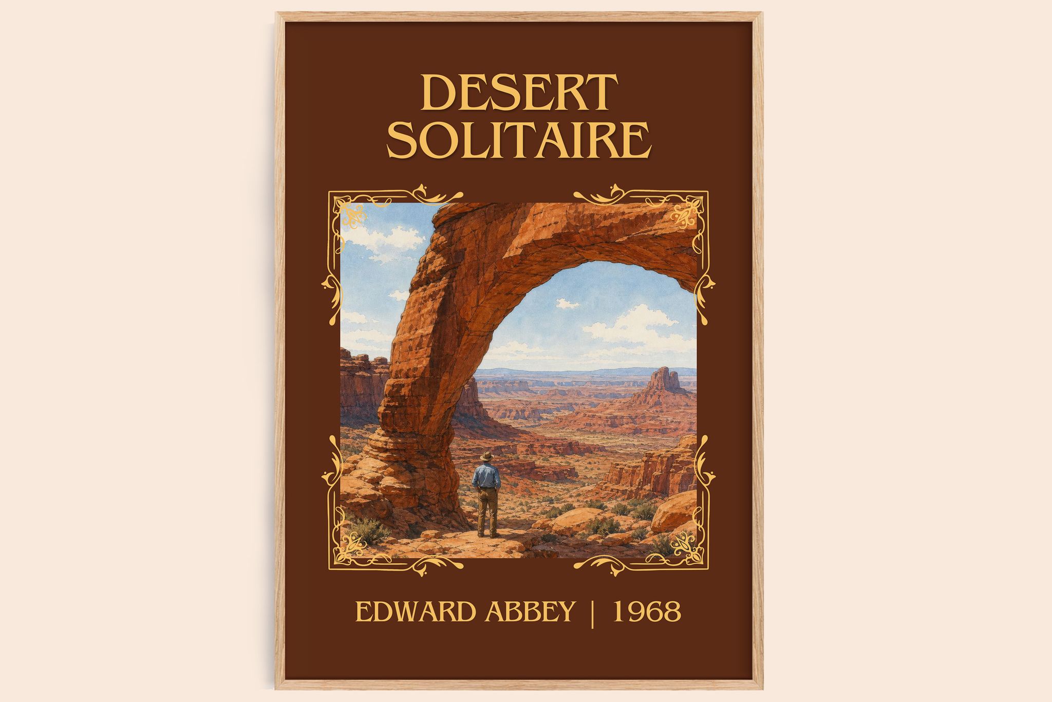 Desert Solitaire Classic Book Art Print by Edward Abbey