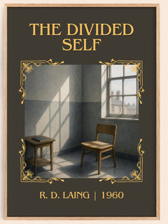 The Divided Self Classic Book Art Print by R. D. Laing – book poster