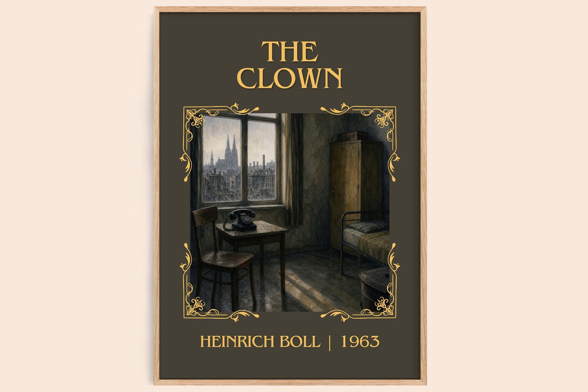 The Clown Classic Book Art Print by Heinrich Böll