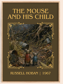 The Mouse And His Child Classic Book Art Print by Russell Hoban – book poster