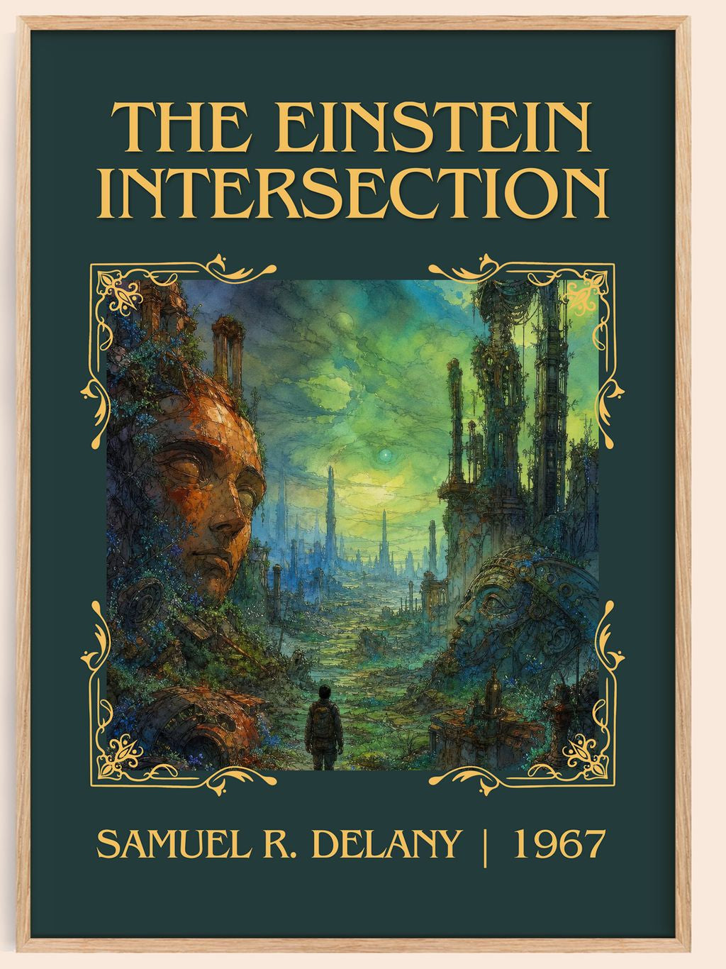 The Einstein Intersection Classic Book Art Print by Samuel R. Delany – book poster