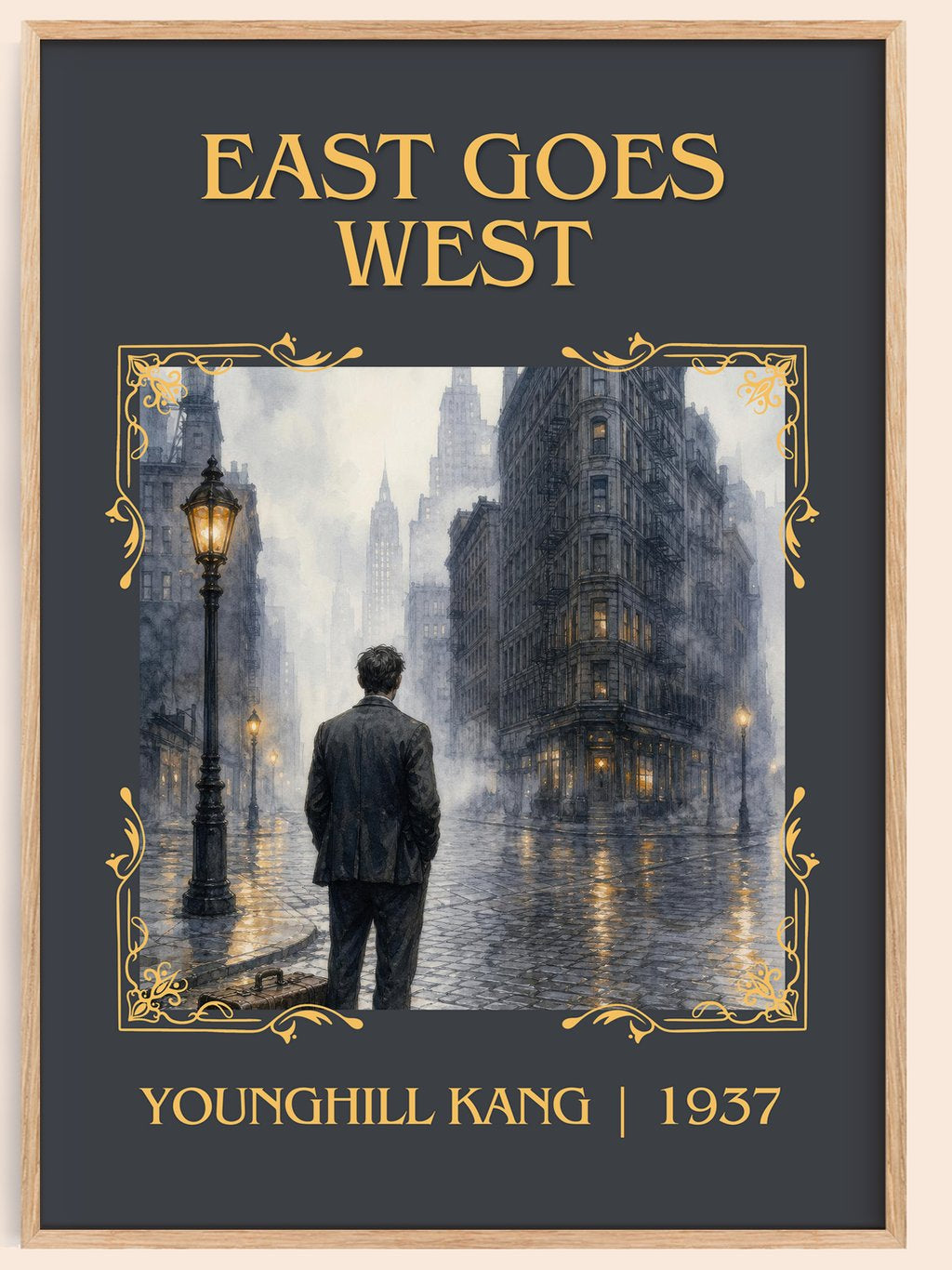 East Goes West Classic Book Art Print by Younghill Kang – book poster