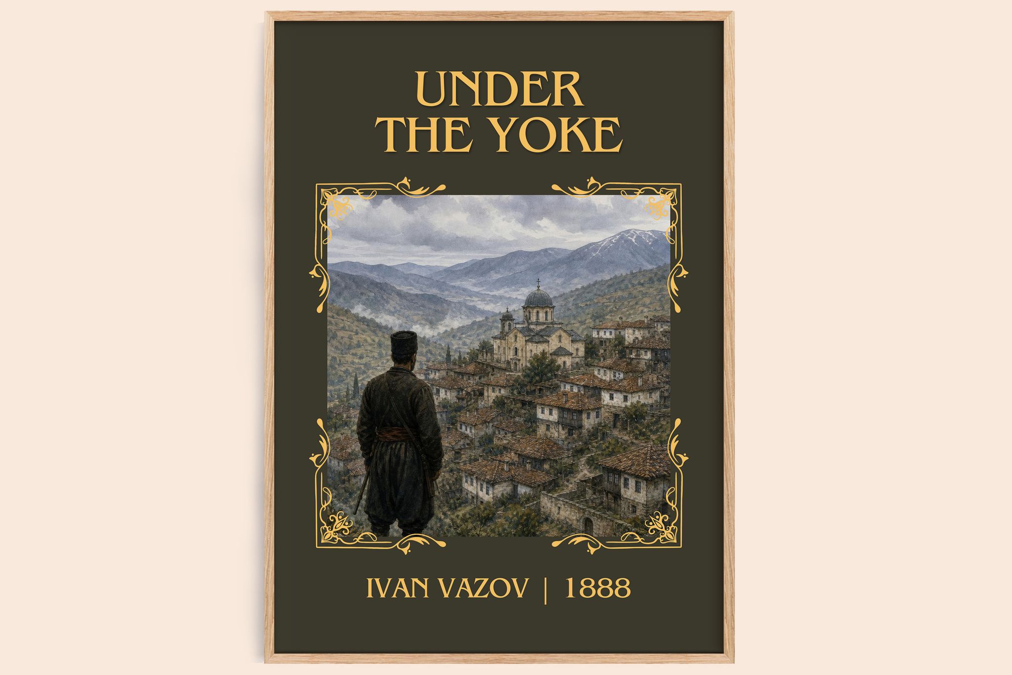 Under the Yoke Classic Book Art Print by Ivan Vazov