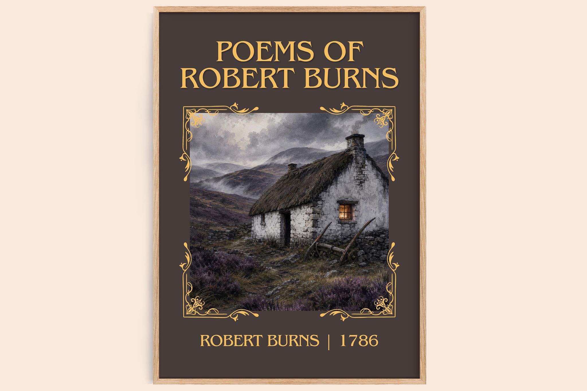 Poems Of Robert Burns Classic Book Art Print by Robert Burns