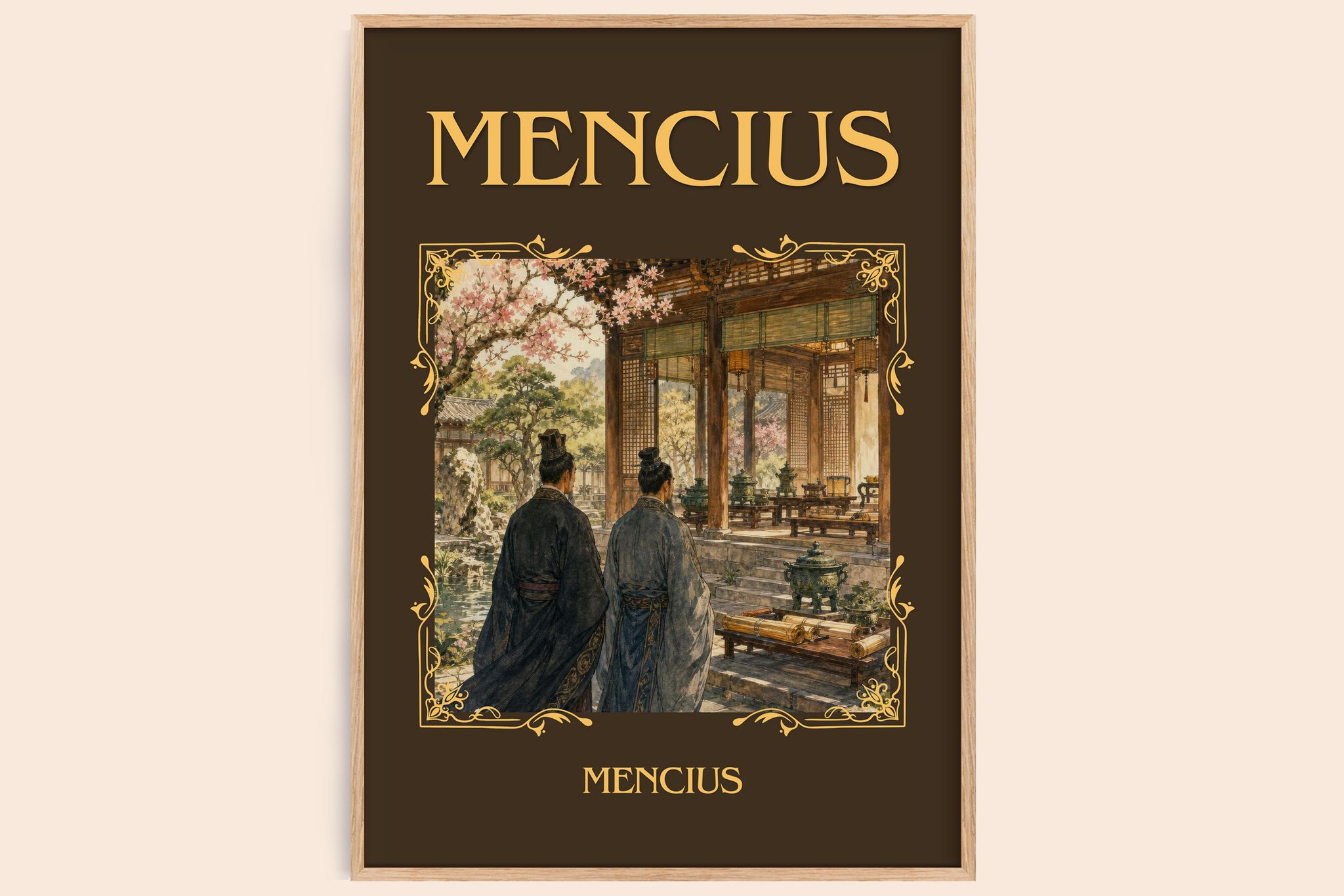 Mencius Classic Book Art Print by Mencius