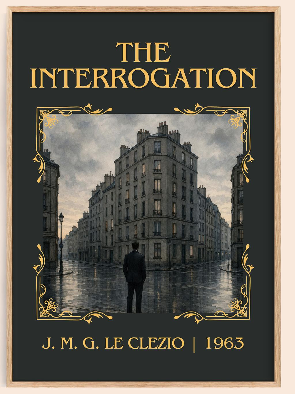 The Interrogation Classic Book Art Print by J. M. G. Le Clezio – book poster