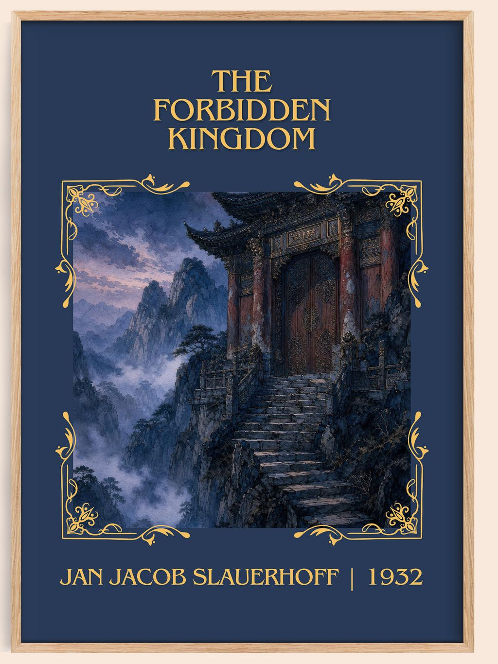 The Forbidden Kingdom Classic Book Art Print by Jan Jacob Slauerhoff – book poster