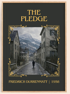 The Pledge Classic Book Art Print by Friedrich Dürrenmatt – book poster