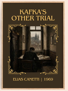 Kafka's Other Trial Classic Book Art Print by Elias Canetti – book poster