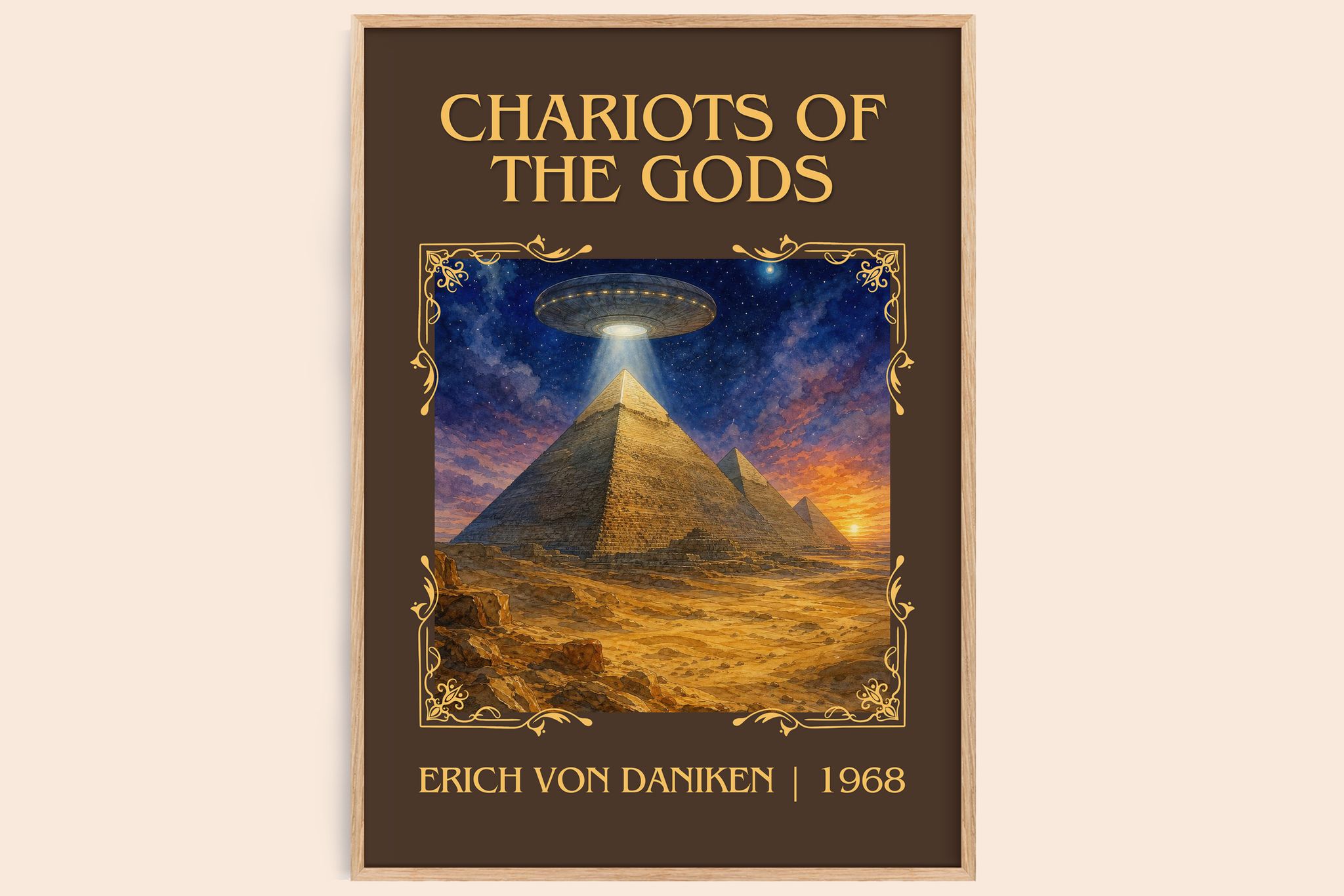Chariots Of The Gods Classic Book Art Print by Erich Von Däniken
