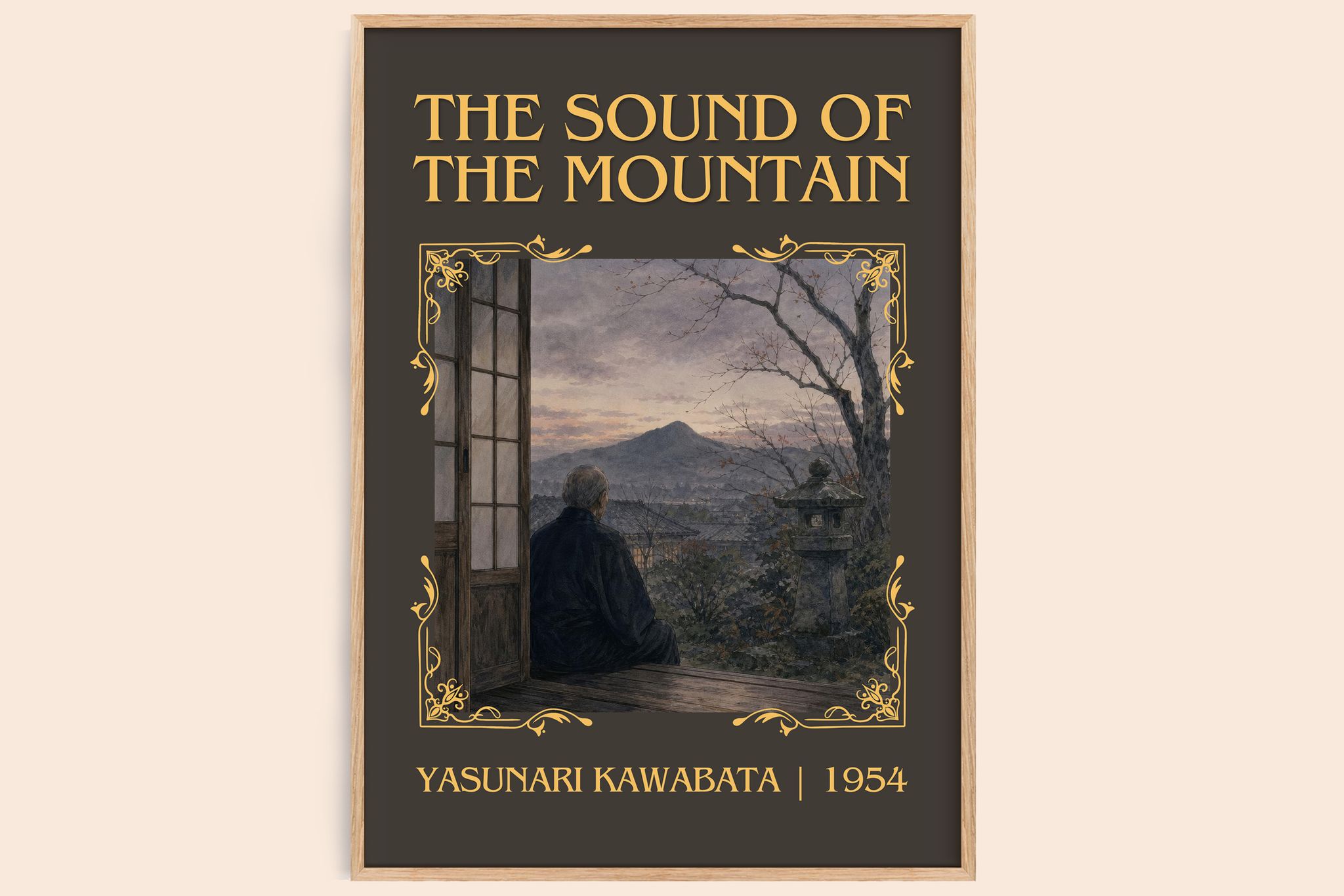 The Sound of the Mountain Classic Book Art Print by Yasunari Kawabata