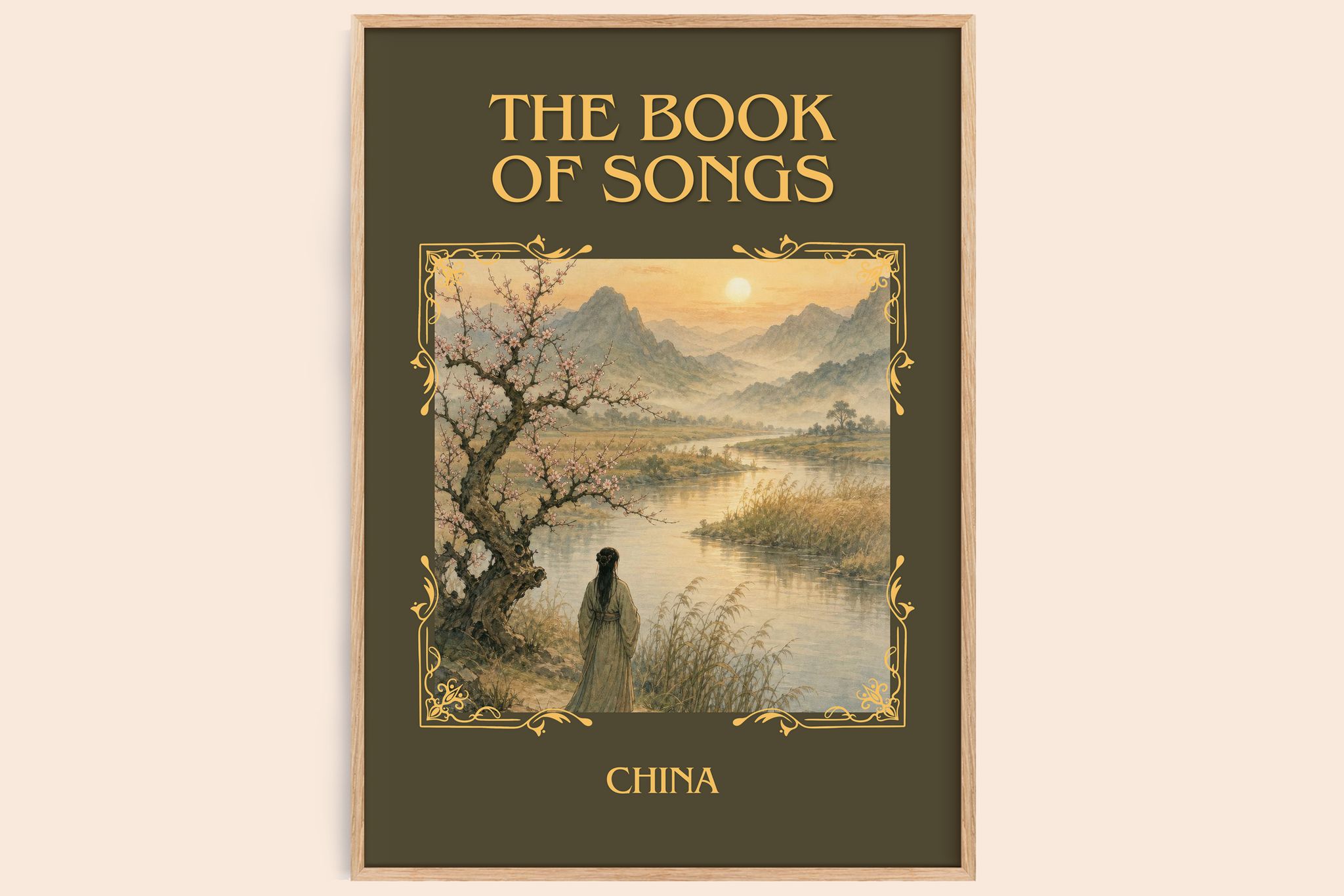 The Book of Songs Classic Book Art Print by China