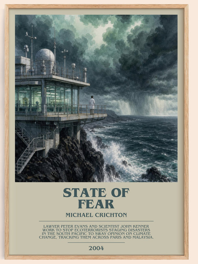 State Of Fear Bookish Wall Art by Michael Crichton