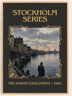 Stockholm series Classic Book Art Print by Per Anders Fogelström – book poster