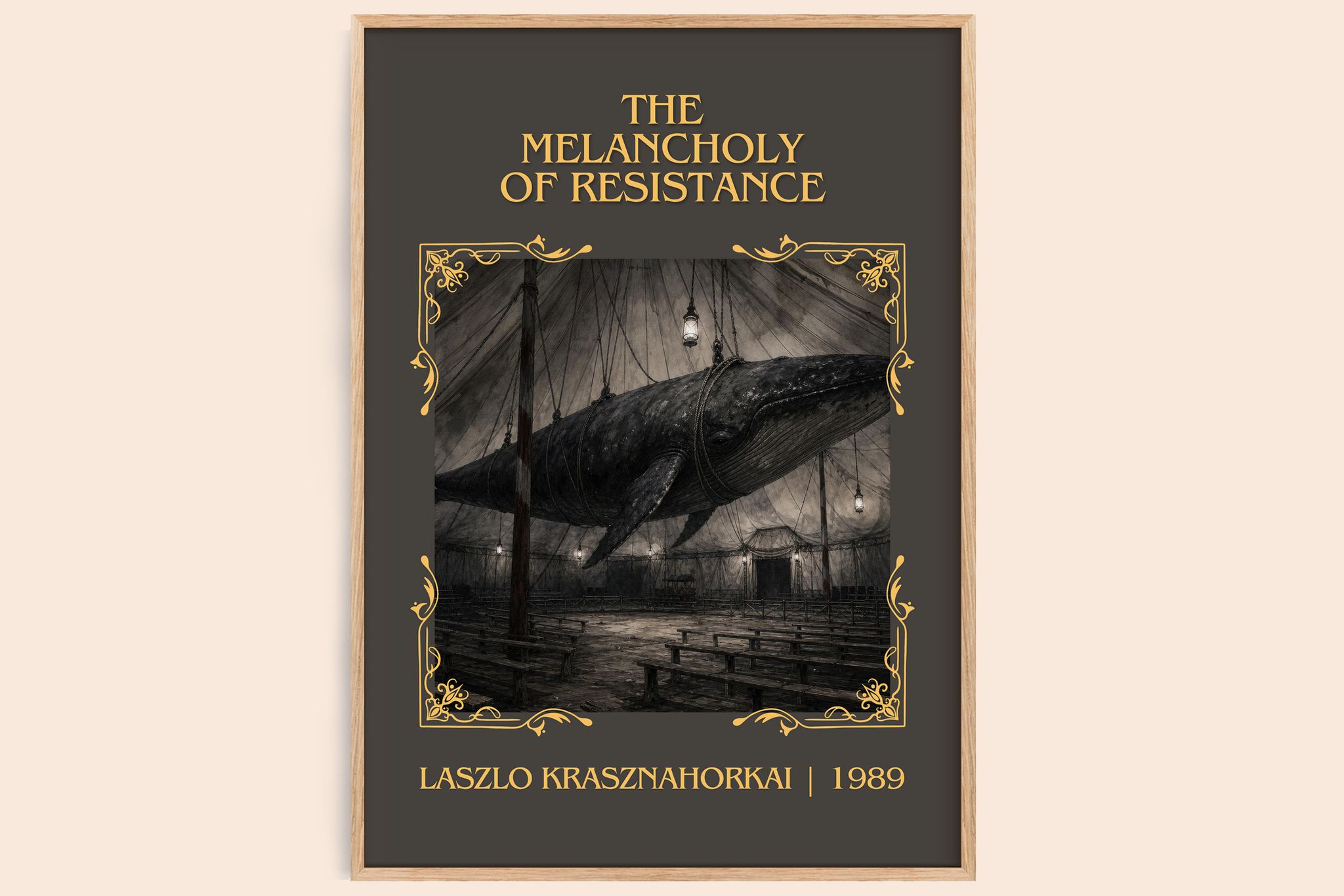 Melancholy of Resistance Classic Book Art Print by L. Krasznahorkai