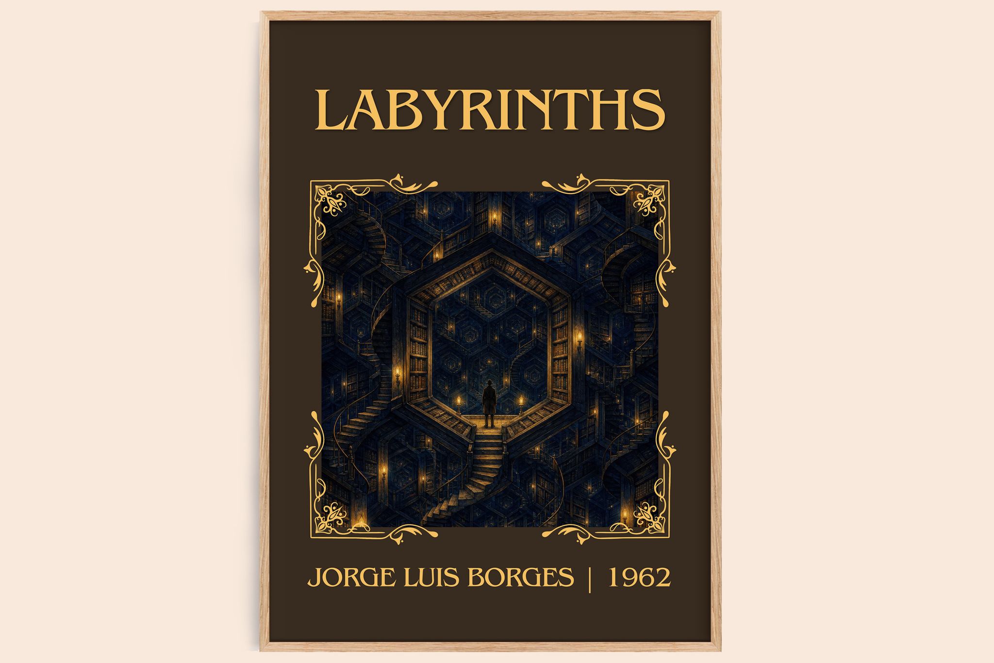 Labyrinths Classic Book Art Print by Jorge Luis Borges