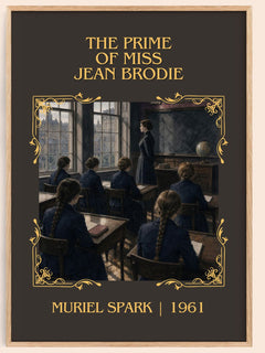 The Prime of Miss Jean Brodie Classic Book Art Print by Muriel Spark – book poster