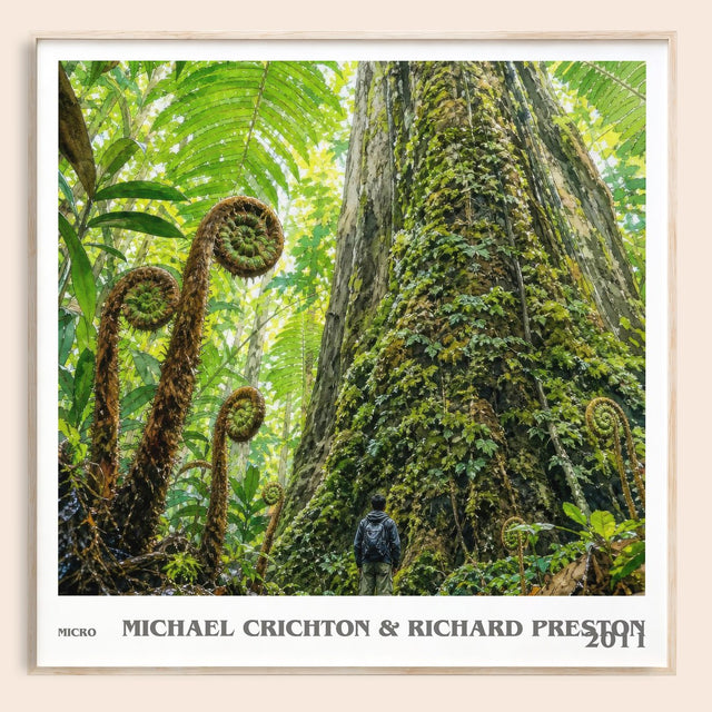 Micro Literary Art Print by Michael Crichton & Richard Preston
