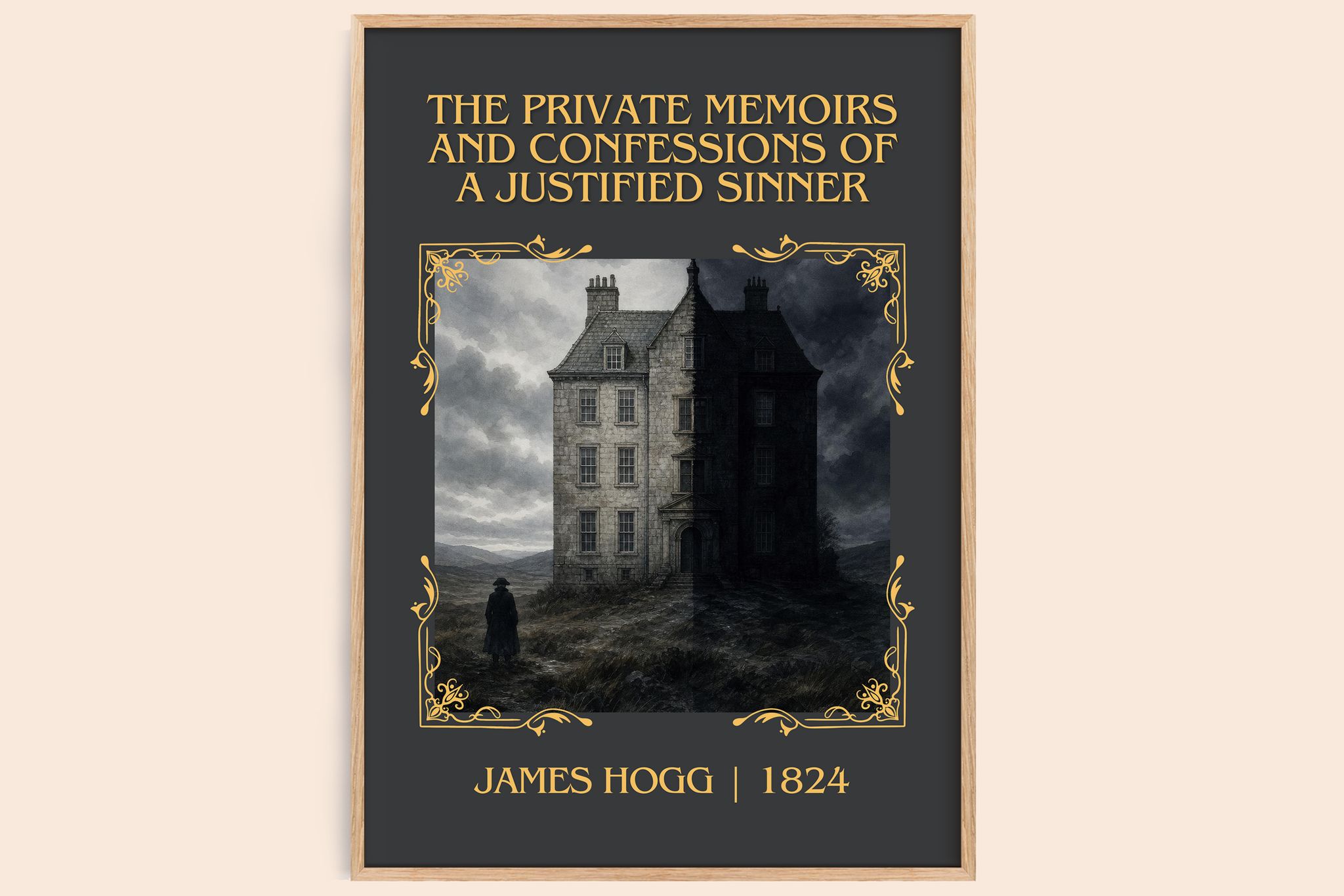 The Private Memoirs and Confessions of a Justified Sinner Classic Book Art Print by James Hogg