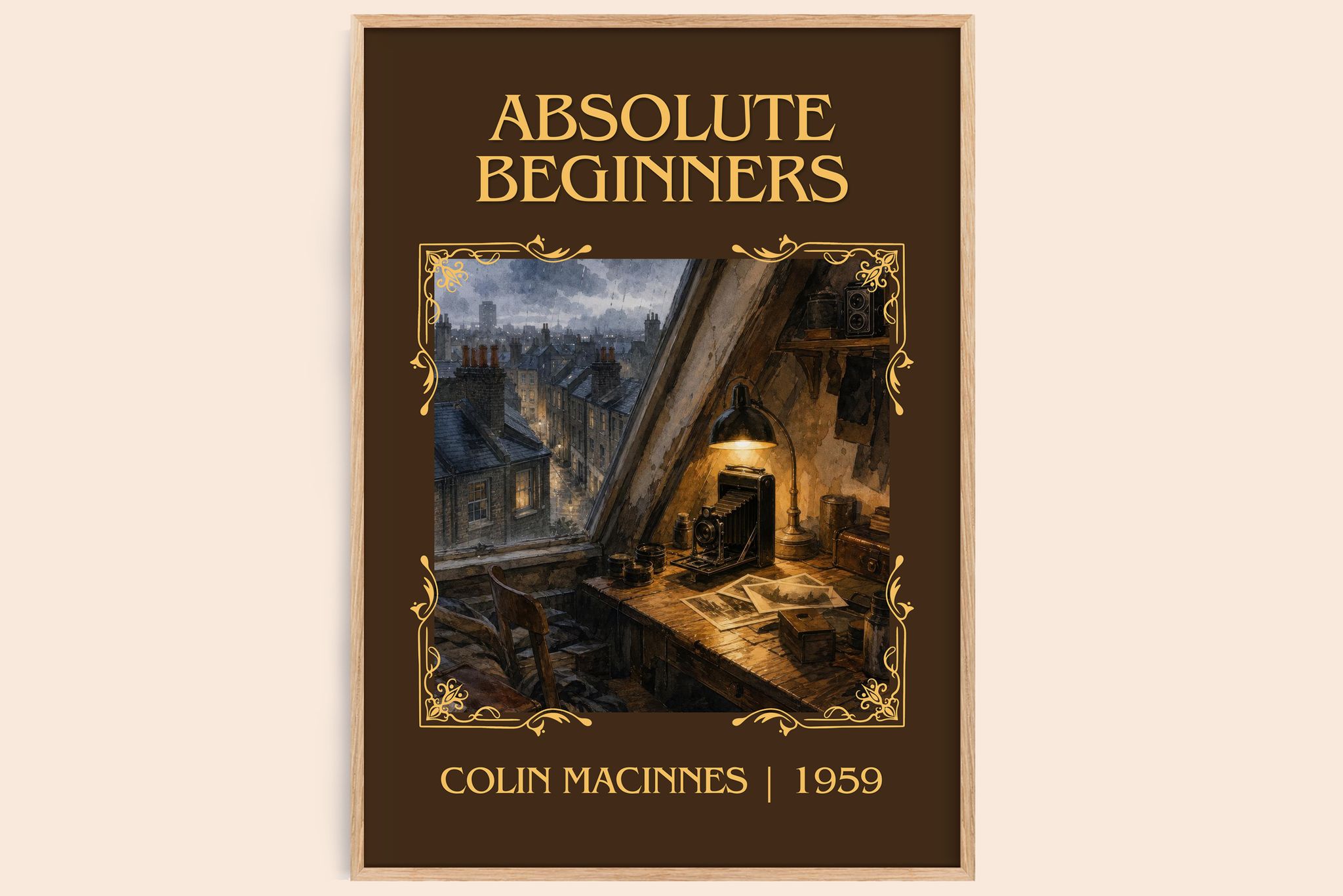 Absolute Beginners Classic Book Art Print by Colin MacInnes