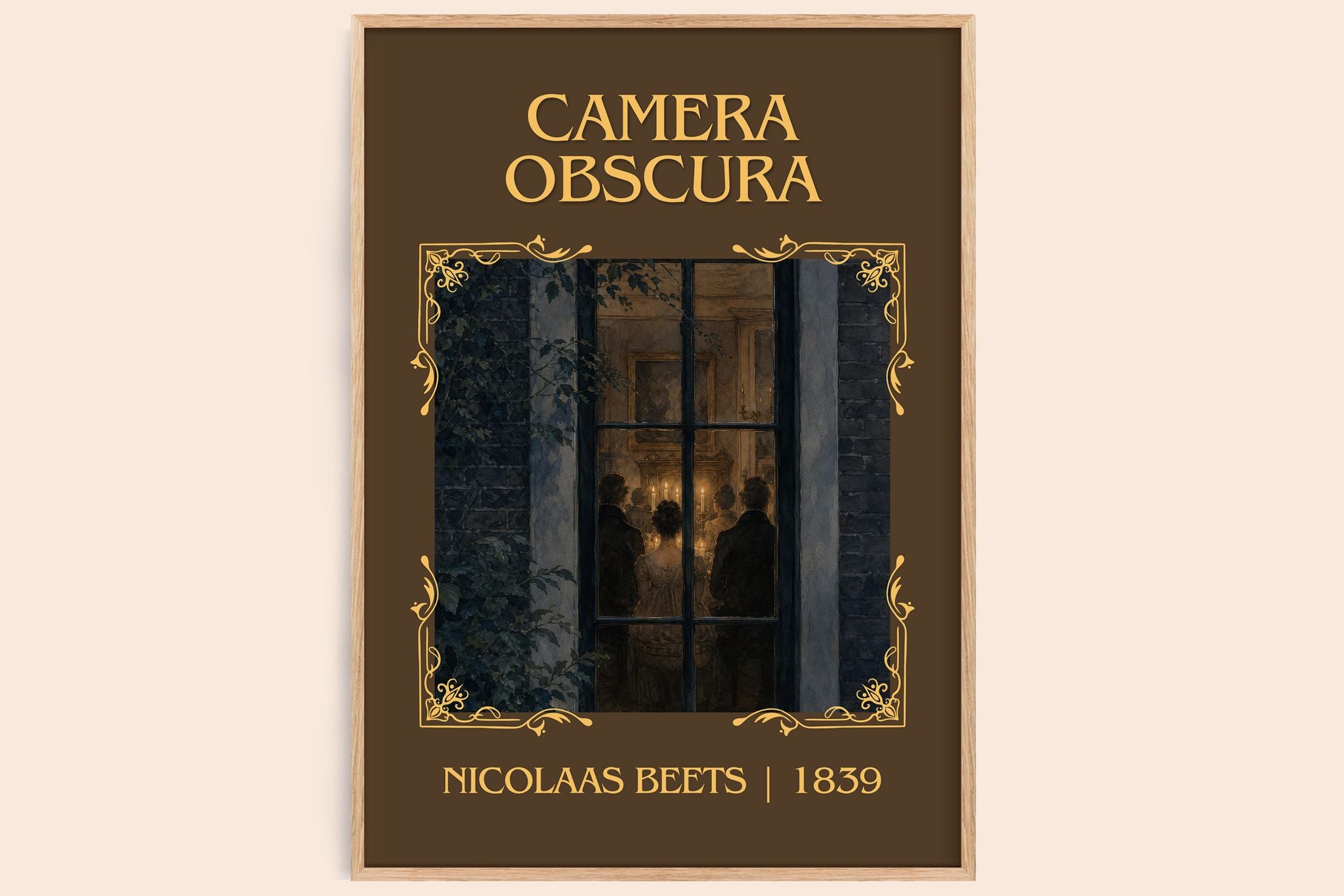 Camera Obscura Classic Book Art Print by Nicolaas Beets