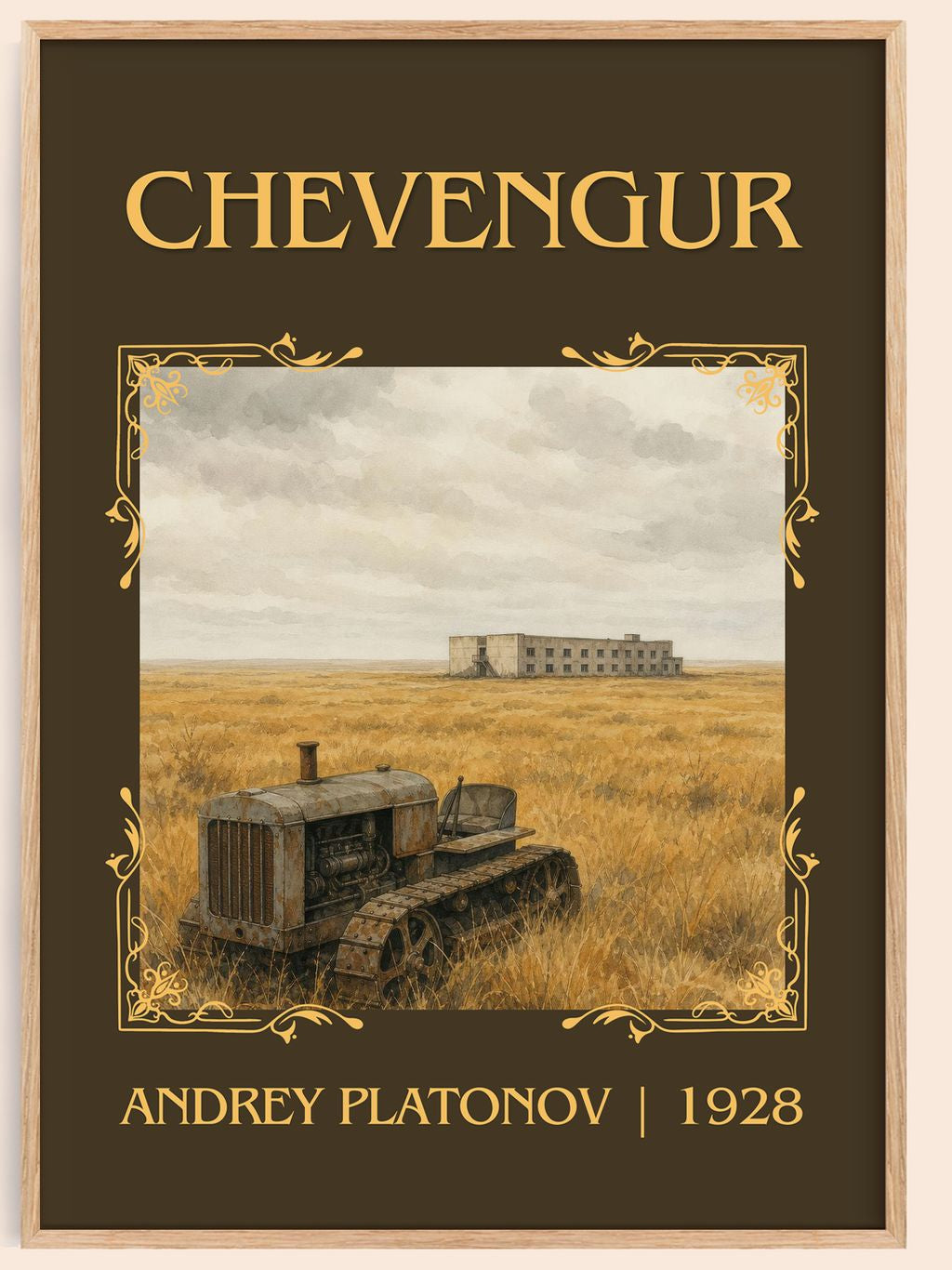 Chevengur Classic Book Art Print by Andrey Platonov – book poster