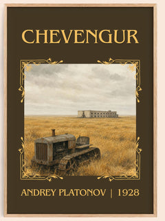 Chevengur Classic Book Art Print by Andrey Platonov – book poster