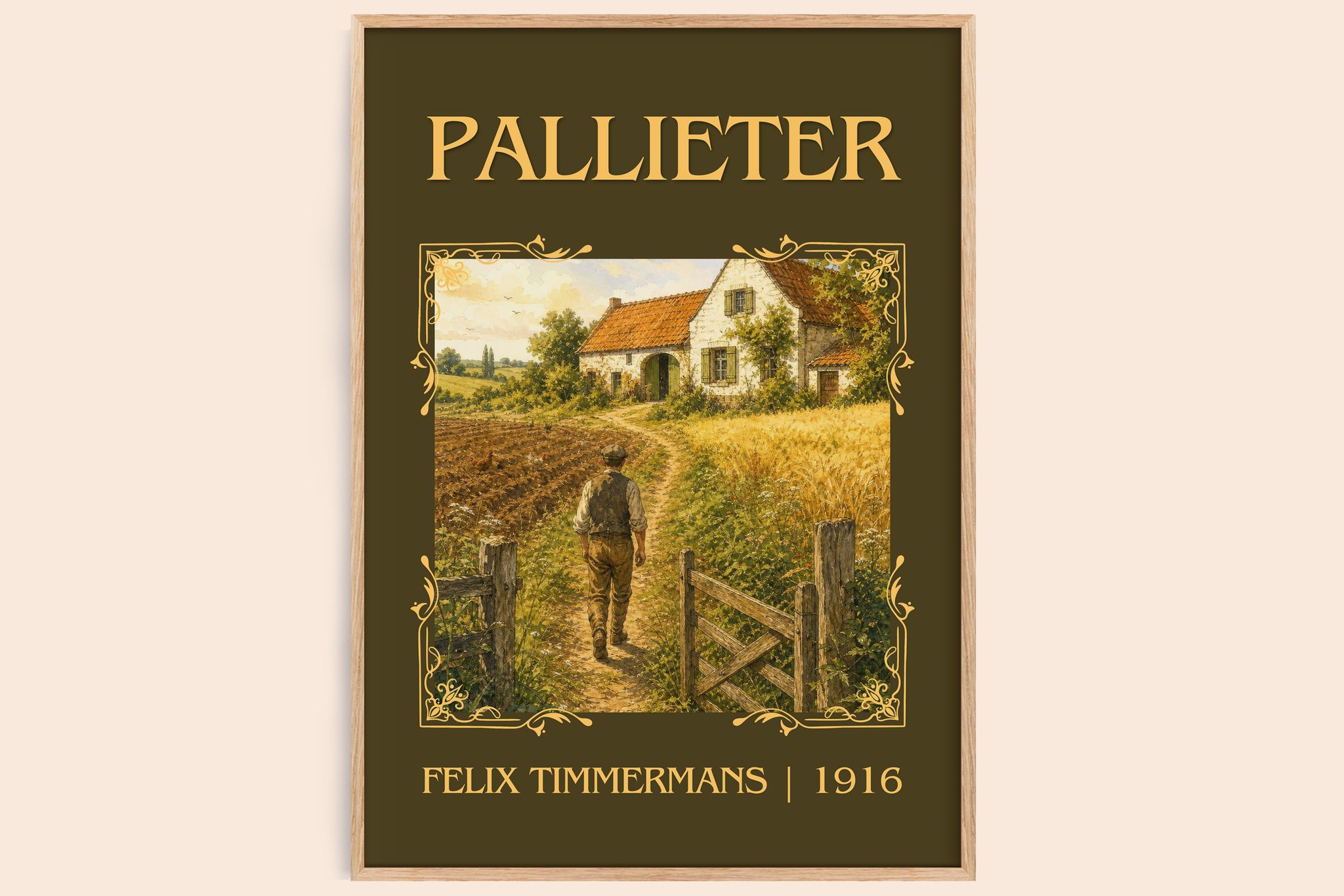 Pallieter Classic Book Art Print by Felix Timmermans
